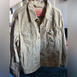 Men’s Small Corduroy Levi’s Jacket - tan, size small! EUC